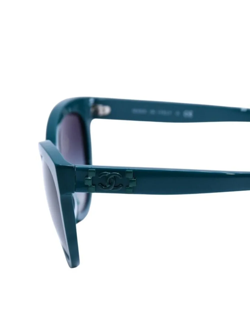 Chanel Boy Cat's Eye Sunglasses S6 Green Eyewear